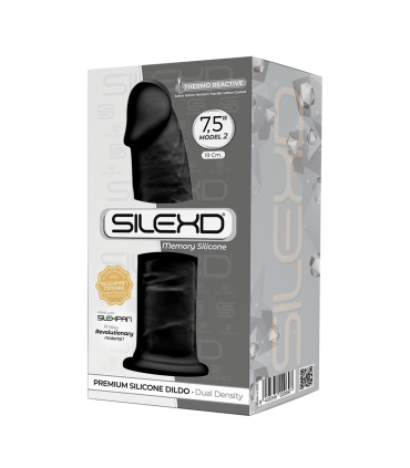DILDO IN SILICONE SILEXD MODELLO 2 7'5" NERO