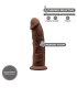 SILEXD SILICONE DILDO MODÈLE 2 6" MARRON