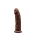 SILEXD SILICONE DILDO MODÈLE 2 6" MARRON