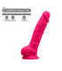 SILEXD DILDO IN SILICONE MODELLO 1 8" ROSA