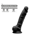 SILEXD SILICONE DILDO MODÈLE 1 8" NOIR