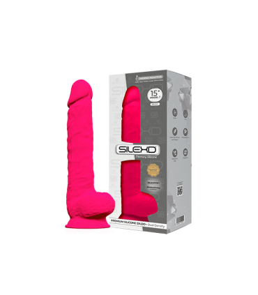SILEXD DILDO IN SILICONE MODELLO 1 15" ROSA