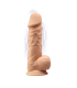 SILEXD USB SILICONE VIBRATOR MODEL 4 8'5" FLESH