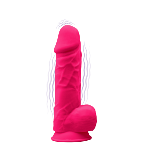 SILEXD SILICONE VIBRATOR USB MODEL 4 8'5" PINK