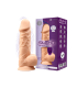 SILEXD USB SILICONE VIBRATOR MODEL 4 8'5" FLESH + LRS CONTROL