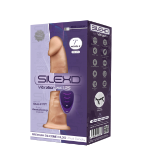 SILEXD USB SILICONE VIBRATEUR MODELE 2 7" FLESH + LRS CONTROL