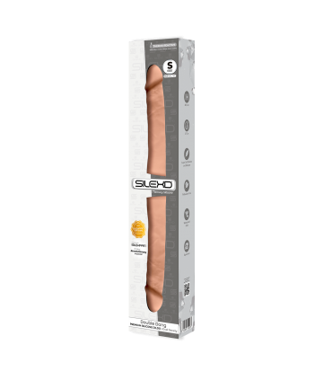 DILDO EN SILICONE SILEXD DOUBLE DONG MODÈLE 1 15" S FLESH
