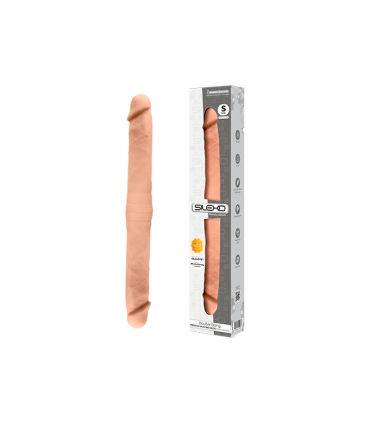 DILDO EN SILICONE SILEXD DOUBLE DONG MODÈLE 1 15" S FLESH