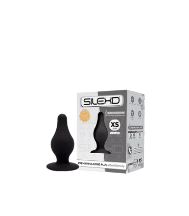 SILEXD SILICONE PLUG MODEL 2 2'5" XS BLACK