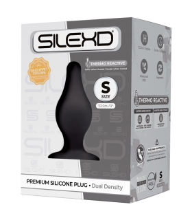 SILEXD PLUG SILICONE MODEL 2 3" S BLACK