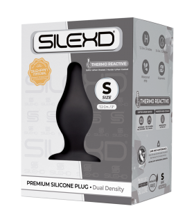 SILEXD PLUG SILICONA MODEL 2 3" S NEGRO