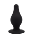 SILEXD PLUG SILICONE PLUG MODEL 2 4" L BLACK