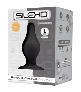 SILEXD PLUG SILICONE PLUG MODÈLE 2 4" L NOIR