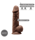 SILEXD SILICONE DILDO MODÈLE 4 8'5" MARRON