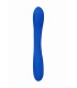 VIBRADOR RECARGABLE ULTRAFLEXIBLE DOUBLE ENDED AZUL