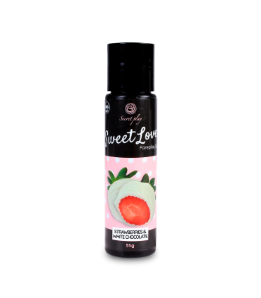 WEISSES SCHOKOLADEN- UND ERDBEERGEL - 60 ML