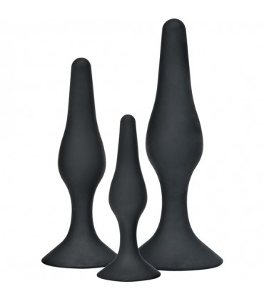 KIT ANAL X 3 SILICONA CURVY COMPANIONS