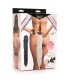 VIBRATOR PLUG W/ CONTROL AND 3 DIFFERENT TAILS