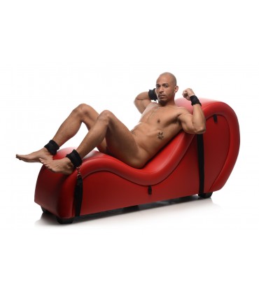 POSTURAS SOFA COUCH CHAISE LOUNGE ROSSO