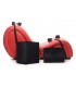 POSTURAS SOFA COUCH CHAISE LOUNGE ROSSO