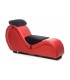 POSTURAS SOFA COUCH CHAISE LOUNGE RED