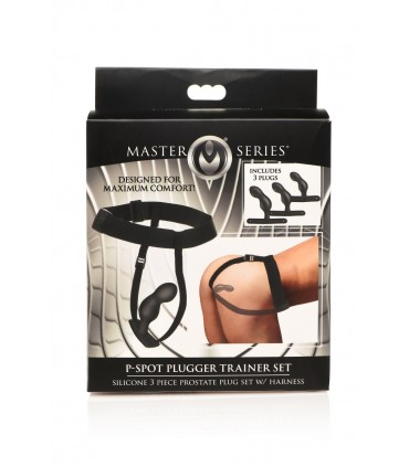 SILICONE PROSTATE PLUG W/ HARNESS