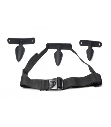 SET 3 SILICONE PLUG W/ HARNESS