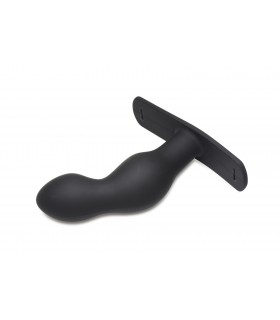 TAPPO PROSTATICO VIBRANTE CON CONTROLLO IN SILICONE E CON IMBRACATURA