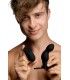 VIBRATING PROSTATE PLUG W/ SILICONE CONTROL AND W/ HARNESS