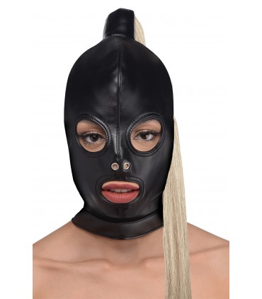 CAPUCHE AVEC QUEUE BLONDE