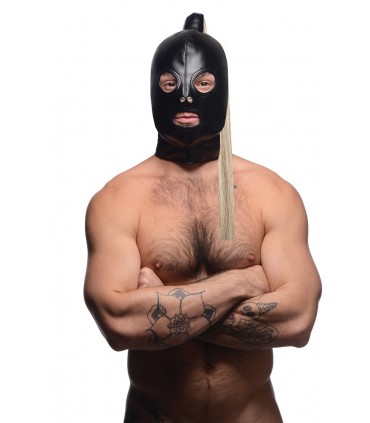 CAPUCHE AVEC QUEUE BLONDE