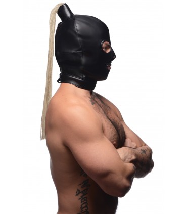 CAPUCHE AVEC QUEUE BLONDE