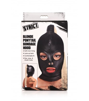 CAPUCHE AVEC QUEUE BLONDE