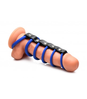 ANELLI X 6 PENE BLU CASTITÀ