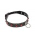 COLLAR CHOKER PIEDRAS ROJO CON ANILLA