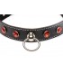 RED STONES CHOKER NECKLACE WITH RING