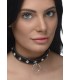 CLEAR STONES CHOKER NECKLACE WITH RING
