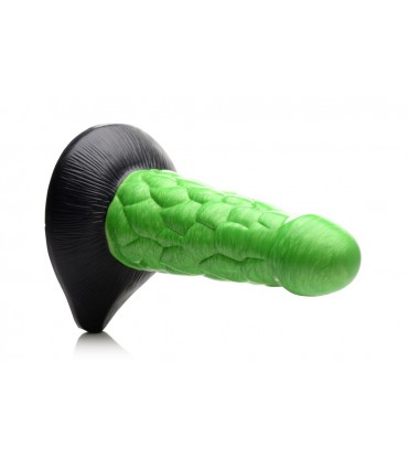 DILDO SILICONA RADIOACTIVE REPTILE 19 CM X 6'1 CM