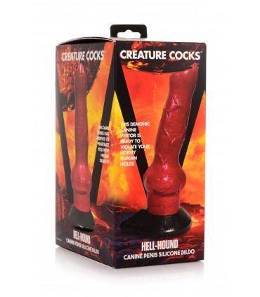 HELL-HOUND HUNDE SILIKON DILDO 19 CM X 6 CM