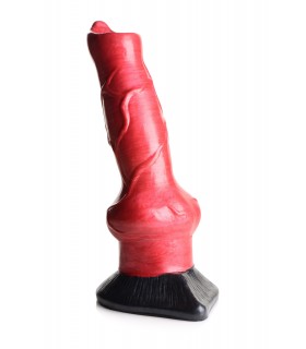 DILDO EN SILICONE CANIN HELL-HOUND 19 CM X 6 CM