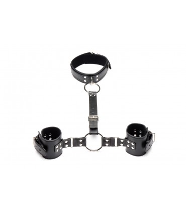 HANDCUFFS WITH BLACK COLLAR