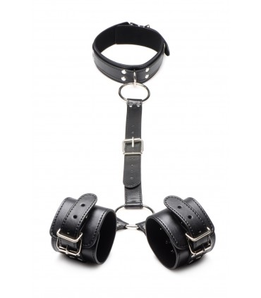 HANDCUFFS WITH BLACK COLLAR