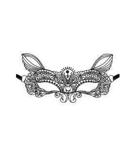 SCHWARZE PLEINE-LUNE-MASKE