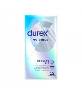 DUREX INVISIBLE SENSITIVE CONDOMS 12 UNITS