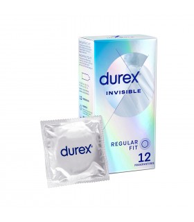 DUREX INVISIBLE SENSITIVE CONDOMS 12 UNITS