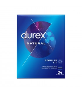 PRESERVATIVOS DUREX NATURAL CLASSIC 24 UDS