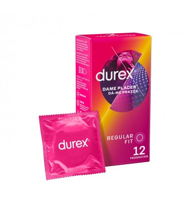 PRESERVATIFS DUREX DONNEZ-MOI DU PLAISIR 12 UNITÉS