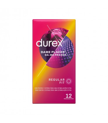 PRESERVATIFS DUREX DONNEZ-MOI DU PLAISIR 12 UNITÉS