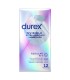 DUREX INVISIBLE LUBRICATED CONDOMS 12 UNITS