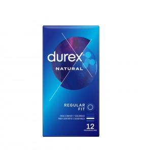 DUREX NATURAL PLUS PRESERVATIFS CLASSIQUES 12 UDS